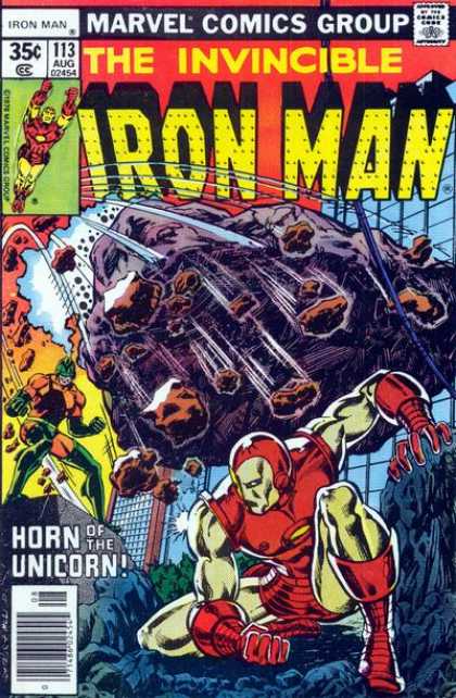 Iron Man 113 - Horn Of The Unicorn - Telekenisis - Rock - Attack - The Invincible - Bob McLeod, John Romita