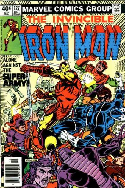 Iron Man 127 - Iron Man Saves The Day - Iron Man Fights The Army - Tony Hawk At It Again - Bodies Upon Bodies - Is This The End - Bob Layton