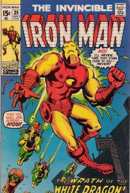 Iron Man 39 - The Invicible - Iron Man - 15cent - Now - Marvel