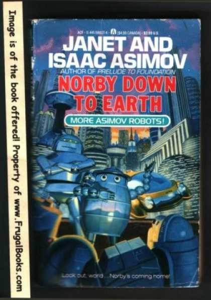 Isaac Asimov Books - Norby Down To Earth