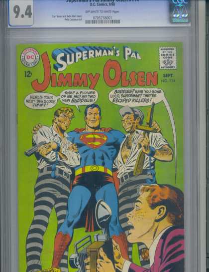 Jimmy Olsen 114 - Superman - Dc - Photographer - Convicts - Smiling