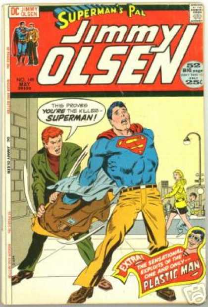 Jimmy Olsen 149 - Superman - Plastic Man - May - Clark Kent - Clothing