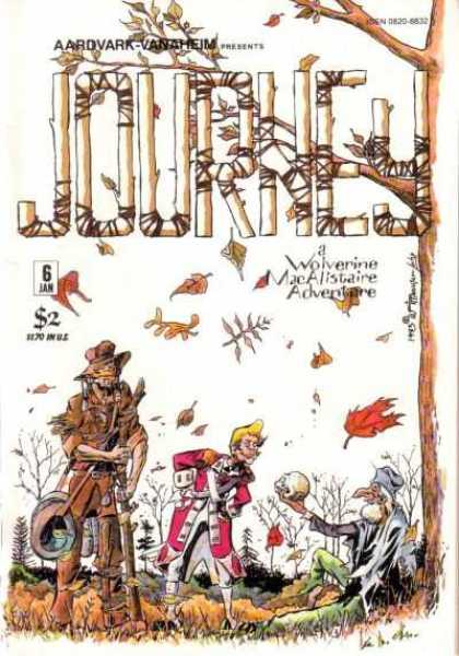 Journey 6 - Skull - Tree - Leaves - Old Man - Traveler - William Messner-Loebs