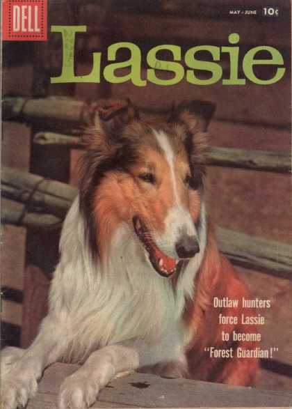 Lassie 40 - Dell - Dog - Hunters - Lassie - Forest Guardian
