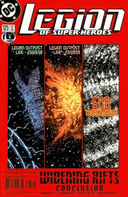 Legion of Super-Heroes (1989) 125 - Space - Emo - Transmission - Legion - Explosion - Olivier Coipel