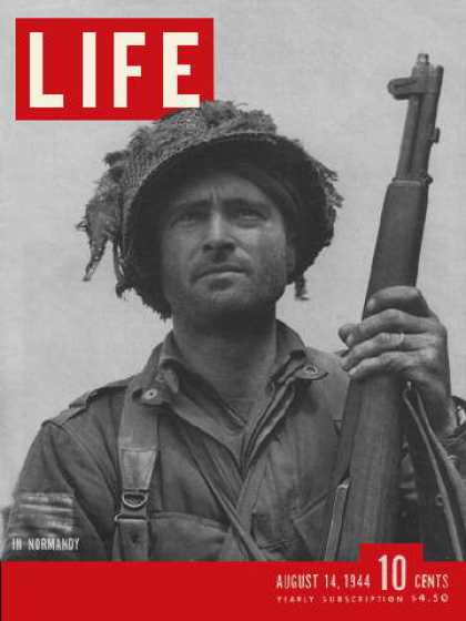 Life - Airborne infantry officer in Normandy