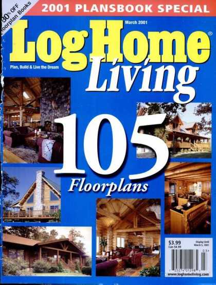 Log Home Living - March 2001