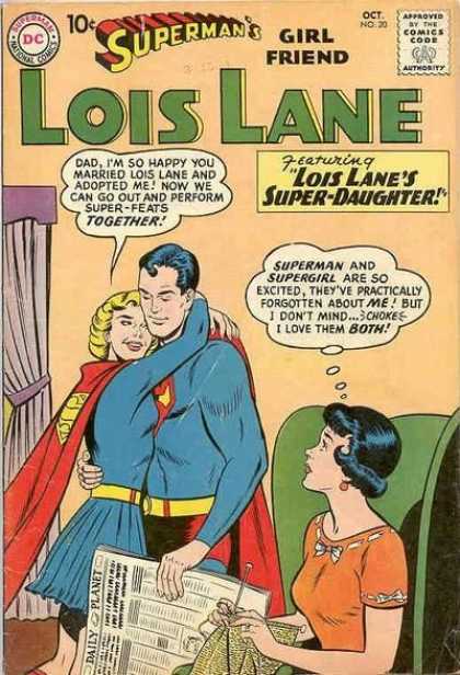 Lois Lane 20 - Supergirl - Superman - Embrace - Family - Dc Comics