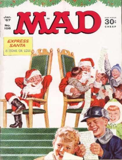 Mad 108 - Santa - Mad - Santa Claus - Children - Happy