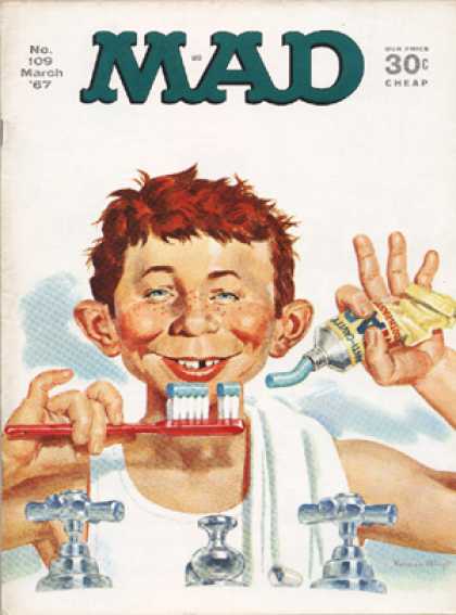 Mad 109 - Sink - Red Hair - Toothpaste - Toothbrush - Gapped Tooth