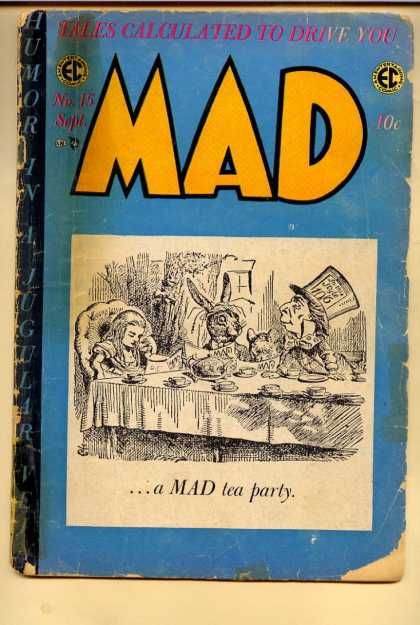 Mad 15 - Mad Hatter - Alice - Rabbit - Tea Party - Alice In Wonderland