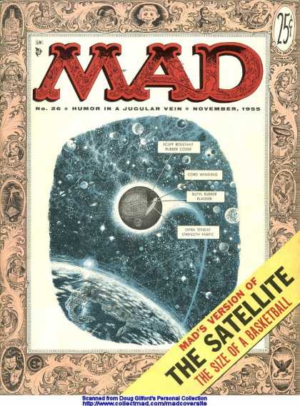 Mad 26 - Satellite - Galaxy - Basketball - Universe - Earth