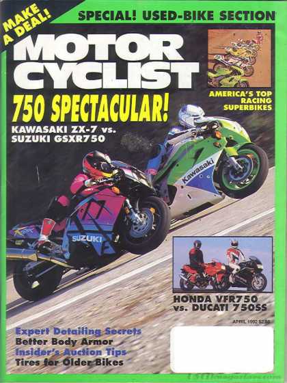 Motor Cyclist - April 1992
