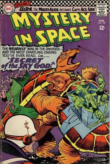 Mystery in Space 109 - Multi-alien - Turtles - Secret Of The Sky God - Captain Ace Arn - Weirdest War