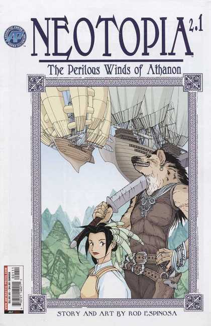 Neotopia 2 1 - The Perilous Winds Of Athanon - Sword - Ships - Rod Espinosa - Woman