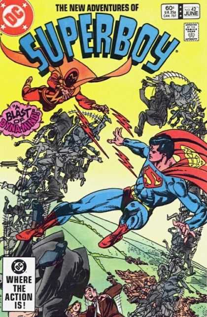 New Adventures of Superboy 42 - Superman - People - Battle - Flying - Action