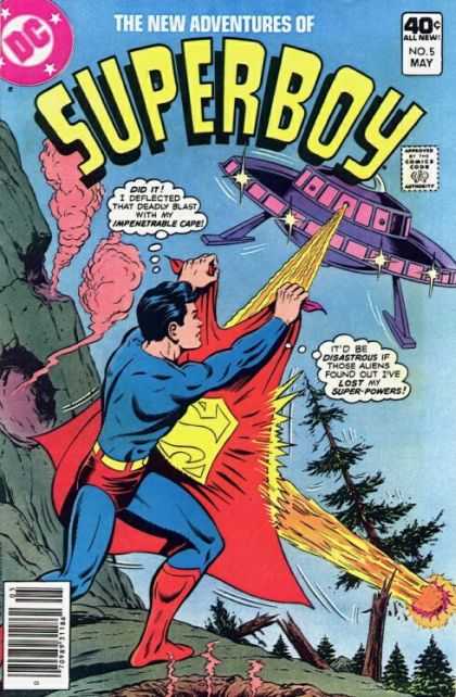 New Adventures of Superboy 5 - Superman - Ufo - Cape - Crater - Rays
