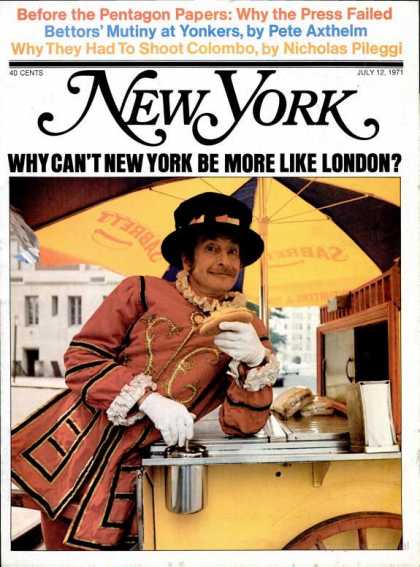 New York - New York - July 12, 1971