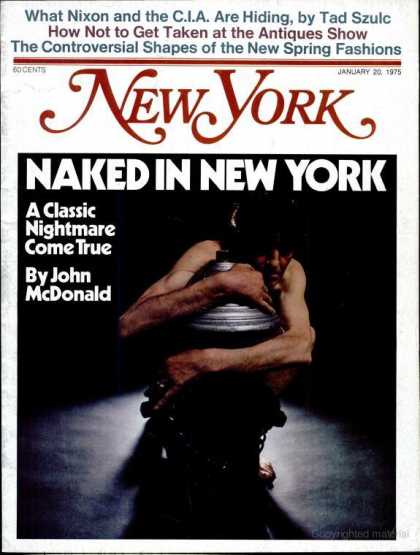 New York - New York - January 20, 1975