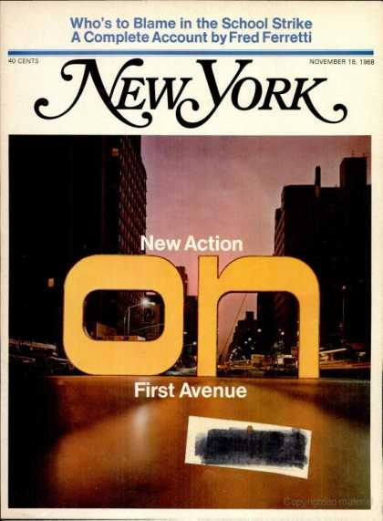 New York - New York - November 18, 1968