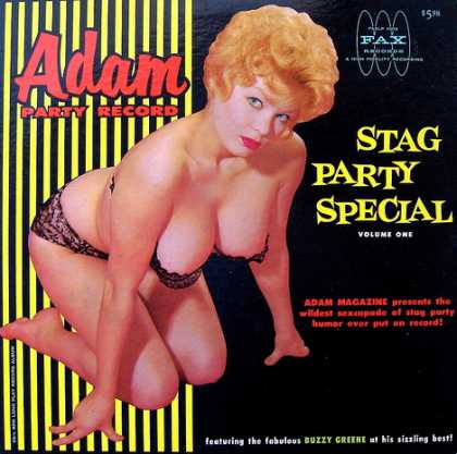 Oddest Album Covers - <<Stag Party Special #1>>