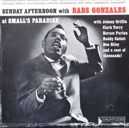 Oddest Album Covers - <<The expubident Babs Gonzales>>