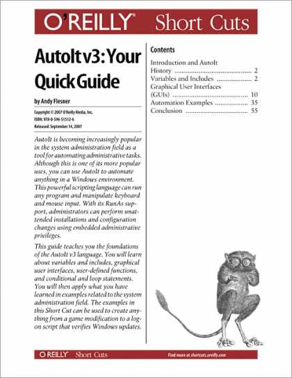 O'Reilly Books - AutoIt v3: Your Quick Guide