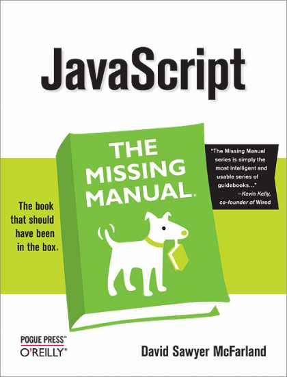 O'Reilly Books - JavaScript: The Missing Manual