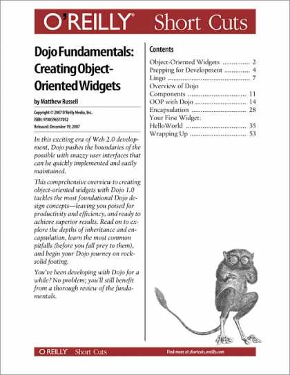 O'Reilly Books - Dojo Fundamentals: Creating Object-Oriented Widgets