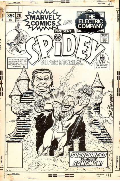 Original Cover Art - Spidey Super Stores #26 Cover (1977)