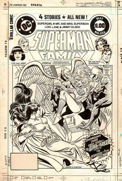Original Cover Art - Superman Family #218 Cover (1982)