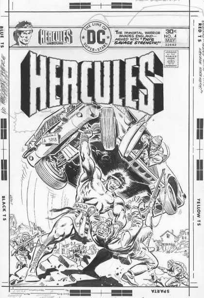 Original Cover Art - Hercules Unbound