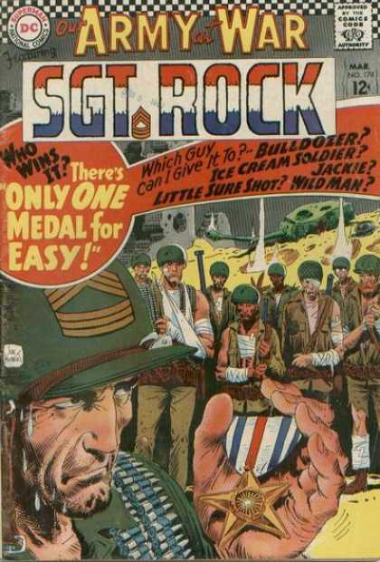 Our Army at War 178 - Sgt Rock - No 178 - Bulldozer - Wild Man - Superman Dc National Comics - Joe Kubert