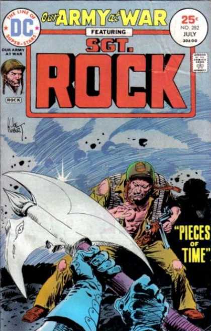 Our Army at War 282 - Sgt Rock - Axe - Soldier - Pieces Of Time - Military - Joe Kubert