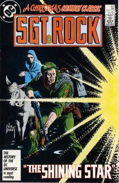 Our Army at War 414 - Dc - A Christmas Combat Classic - Sgt Rock - Soldier - Gun