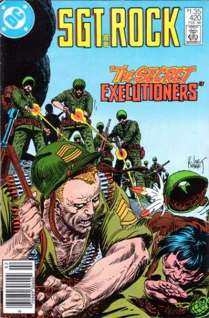 Our Army at War 420 - Joe Kubert - Shooting Guns - Secret - Executioners - Soldiers