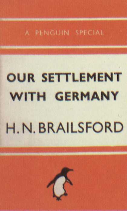 Penguin Books - Our Settlement With Germany