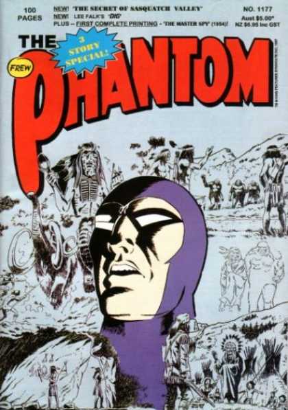 Phantom 1177 - 3 Story Special - The Secre Of The Sasquatch Valley - Shaman - Elephant - Man