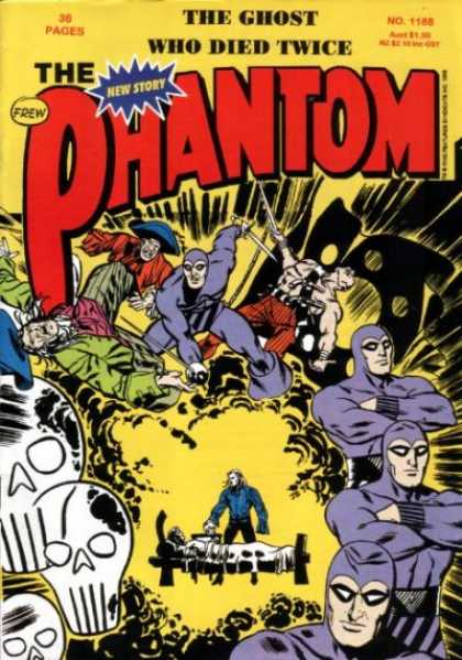 Phantom 1188 - The Ghost Who Died Twice - Skulls - Cloud Of Dust - Swords - Killing