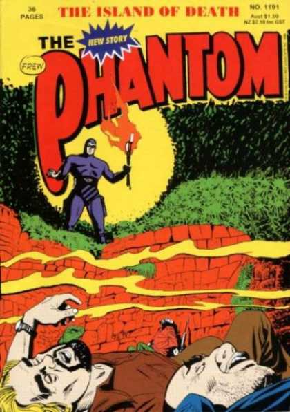 Phantom 1191 - Frew - Torch - Fire - Superhero - The Island Of Death