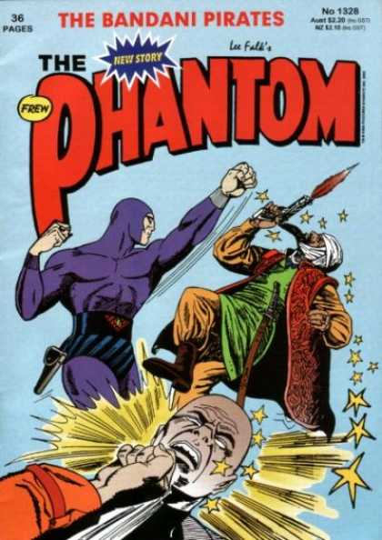 Phantom 1328 - Bandani Pirates - Lee Falk - Punch - Gun - Fight - Jim Shepherd