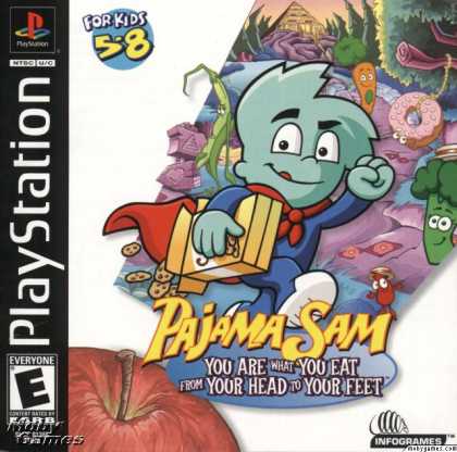 PlayStation Games - Pajama Sam 3: You Are What You Eat From Your Head To Your Feet