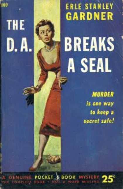 Pocket Books - The D.a. Breaks a Seal (pocket Book #869) - Erle Stanley Gardner