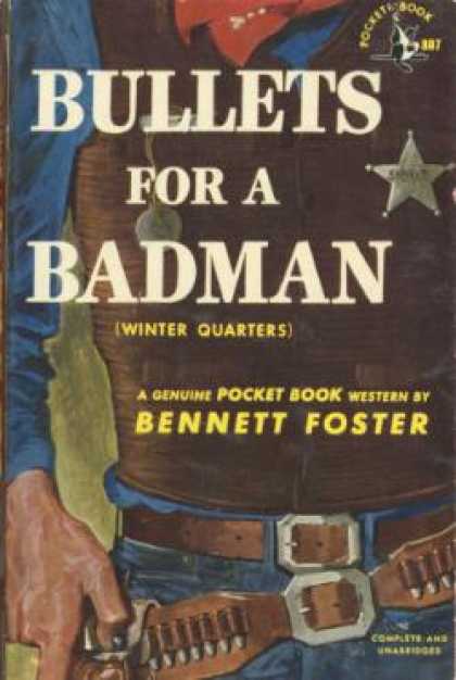 Pocket Books - Bullets for a Badman - Bennett Foster