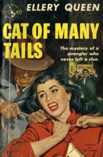 Pocket Books - Cat of Many Tails - Ellery Queen