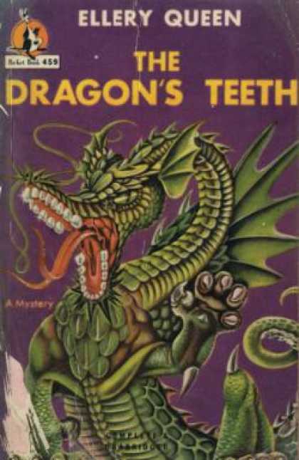 Pocket Books - The Dragon's Teeth - Ellery Queen