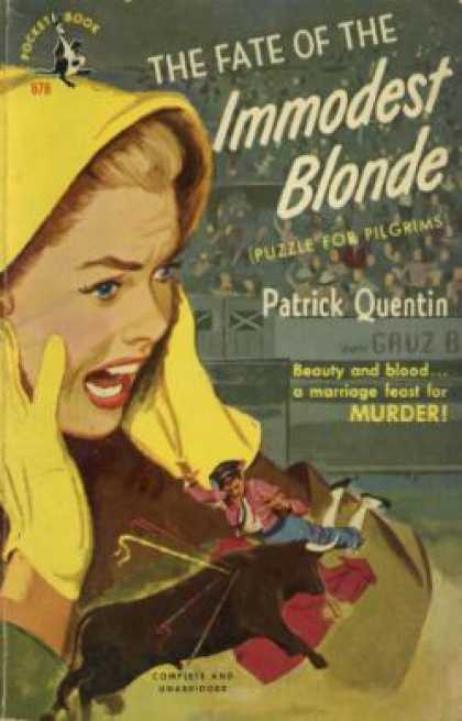 Pocket Books - The Fate of the Immodest Blonde - Patrick Quentin