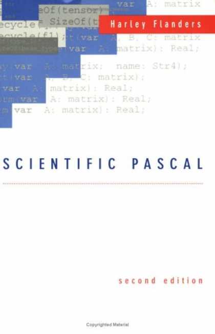 Programming Books - Scientific Programming in Pascal