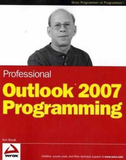 Programming Books - Professional Outlook 2007 Programming (Programmer to Programmer)
