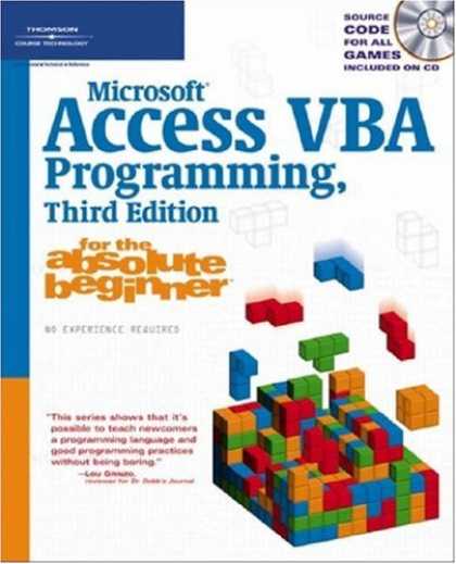 Programming Books - Microsoft Access VBA Programming for the Absolute Beginner